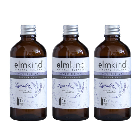  3 100ml amber glass concentrated refills on a white background
