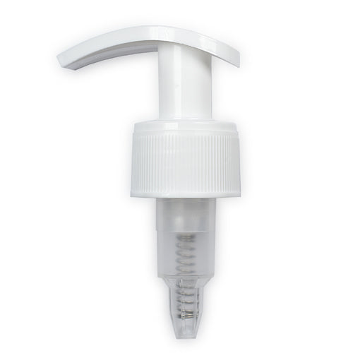 white plastic pump